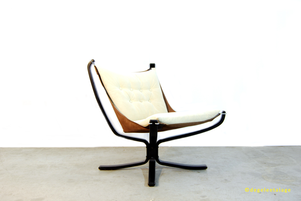 grens Blind vertrouwen Kilimanjaro Jaren 70 vintage design fauteuil / Falcon chair / Sigurd Ressell /  Noorwegen | DE GELE ETALAGE
